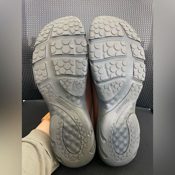 Merrell Men’s Encore Rexton AC Brown Leather Clogs Sz 15 - Picture 5 of 8